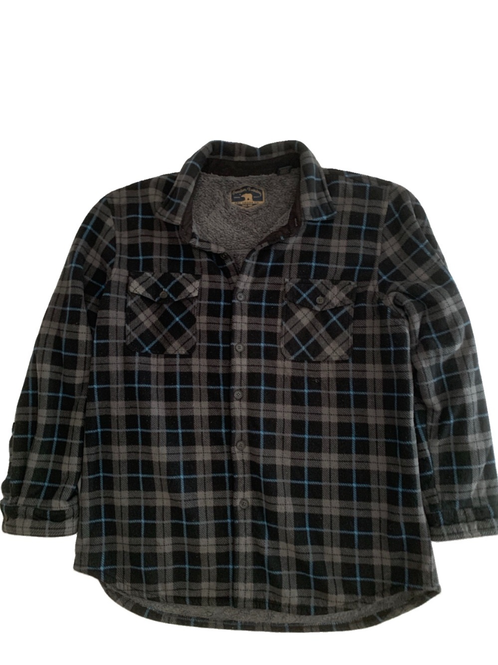 Freedom Foundry Plaid Sherpa Fleece Shacket XXL